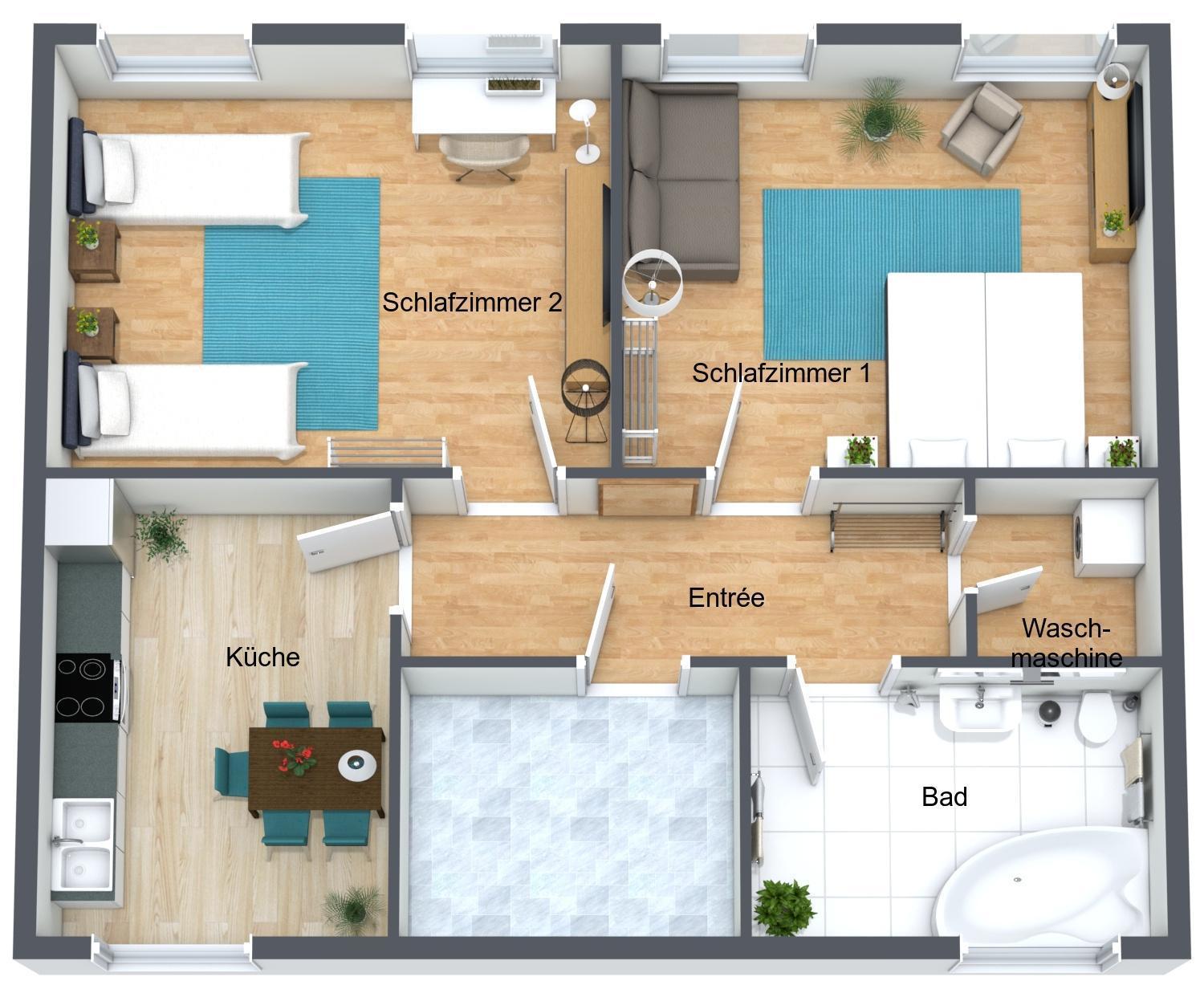 Dschungel Wohnung, Geraeumig, Netflix, Sonos, Zentral Apartment Duisburg