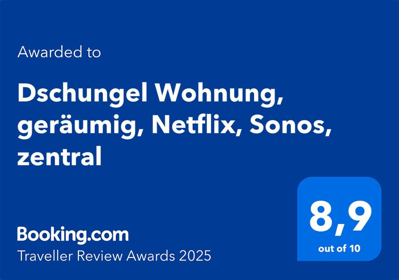 Dschungel Wohnung, Geraeumig, Netflix, Sonos, Zentral *